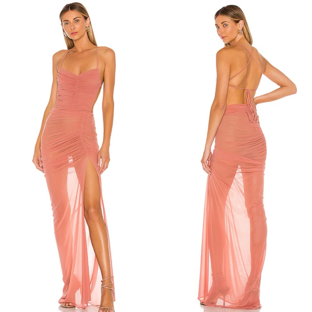 REVOLVE Coral Maxi Dress